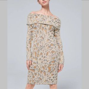 NWOT White House Black Market Off shoulder dress